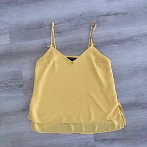 Forever 21 Yellow Flowy Blouse